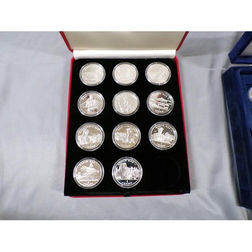 1699 - COLLECTION OF SILVER AND OTHER COMMEMORATIVE COINS