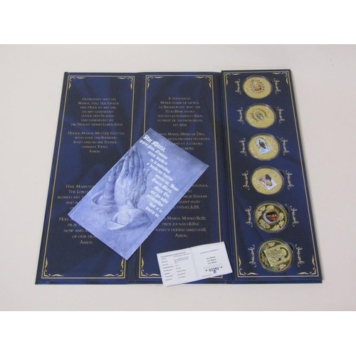 1558 - FOLDER OF AVA MARIA COMMEMORATIVE COINS