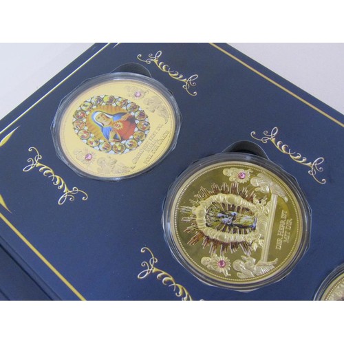 1558 - FOLDER OF AVA MARIA COMMEMORATIVE COINS