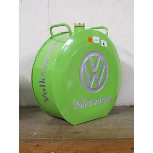 43 - REPLICA VW OIL CAN