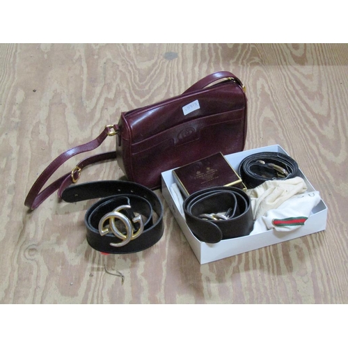 95 - LEATHER BAGS AND BELTS ETC