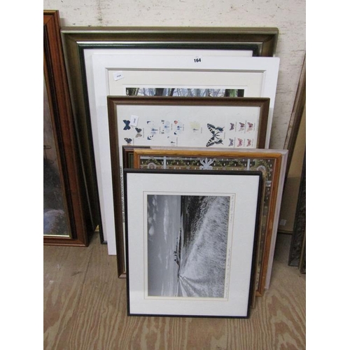 164 - COLLECTION OF FRAMED PRINTS - PHOTOGRAPHIC ETC