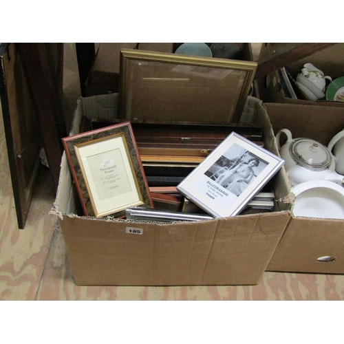 185 - BOX OF FRAMES