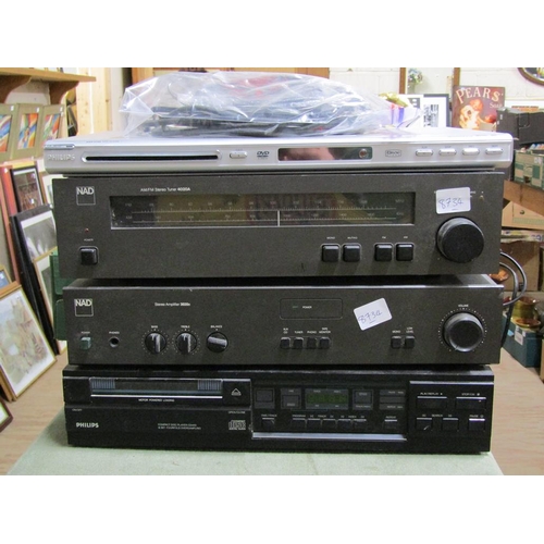 188 - NAD AUDIO SEPERATES; DVD PLAYER ETC