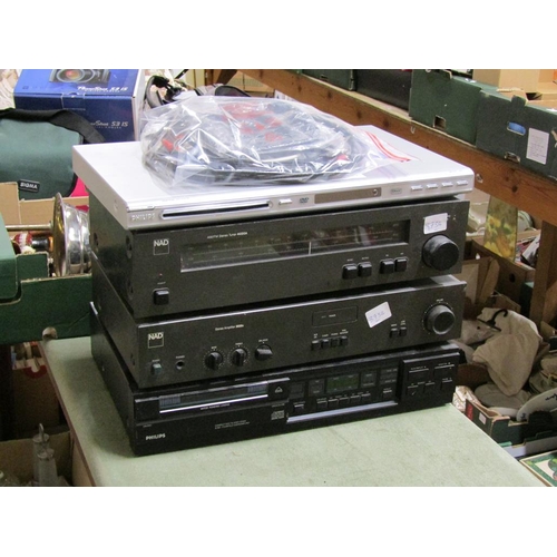 188 - NAD AUDIO SEPERATES; DVD PLAYER ETC