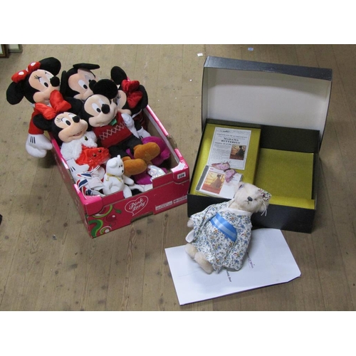 229 - DISNEY SOFT TOYS AND ONE OTHER