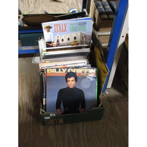 250 - BOX OF MIXED RECORDS