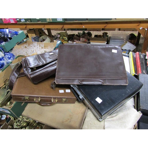 278 - LEATHER SATCHELS AND CASES