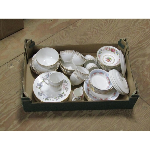 295 - BOX OF ROYAL ALBERT AND OTHER TEAWARES