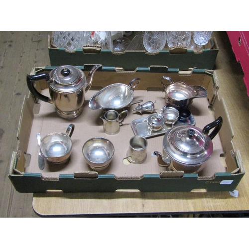 305 - BOX OF SILVER PLATE