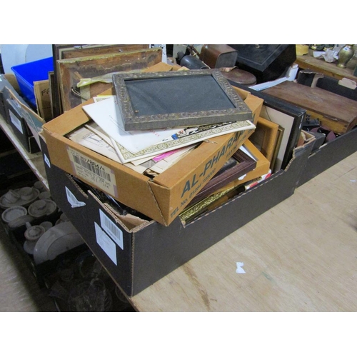 314 - QTY OF PICTURE FRAMES, CORONATION SOUVENIR PROGRAMMES ETC