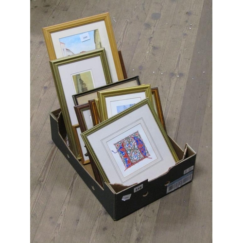 316 - COLLECTION OF FRAMED ARTWORK