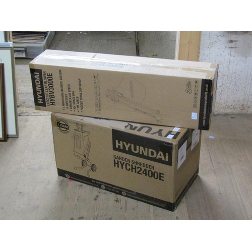 380A - HYUNDAI ELECTRIC LEAF BLOWER AND HYUNDAI GARDEN SHREDDER