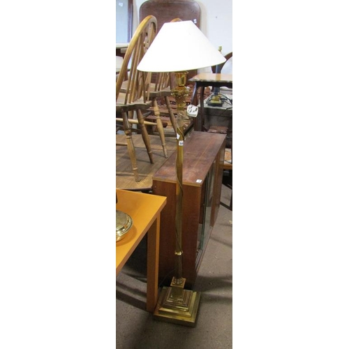 549 - BRASS STANDARD LAMP