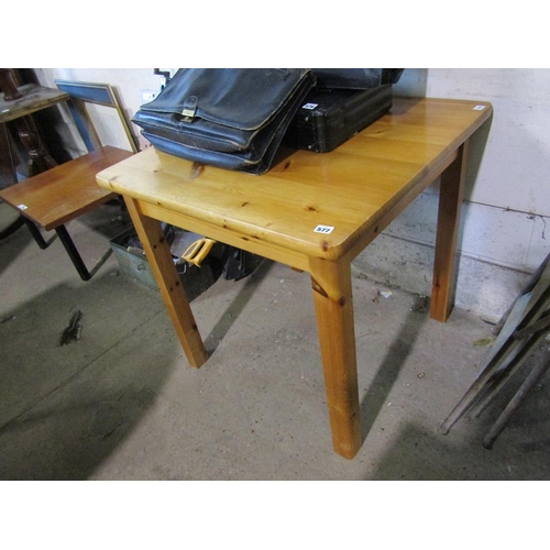 577 - MODERN PINE TABLE