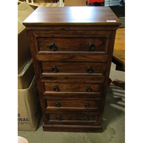 618 - MODERN FIVE DRAWER PEDESTAL CHEST