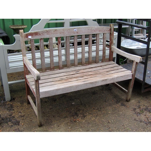 946 - WOODEN GARDEN BENCH