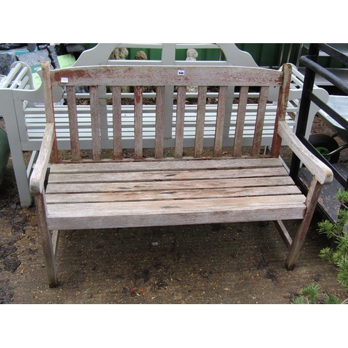 946 - WOODEN GARDEN BENCH