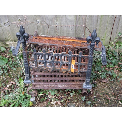 959 - METAL FIRE BASKET, GRATE ETC