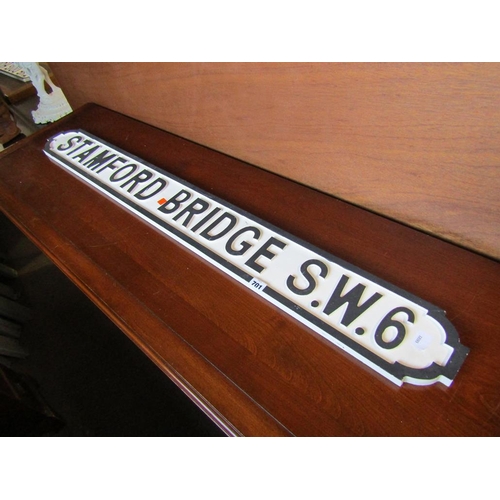 701 - REPLICA WOODEN STAMFORD BRIDGE SIGN