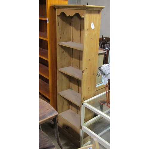 760 - PINE BOOKCASE