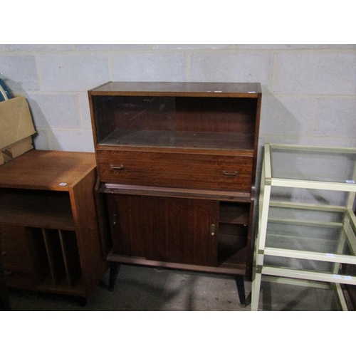 763 - G PLAN TEAK BUREAU BOOKCASE