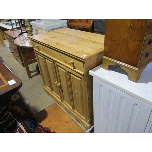 786 - MODERN PINE LIFT TOP CABINET