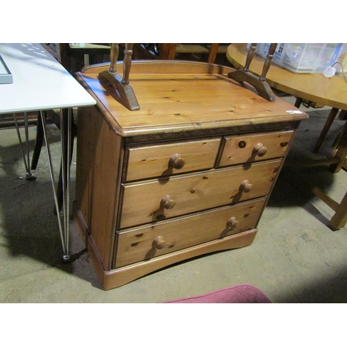 789 - MODERN PINE CHEST OF TWO SHORT AND TWO LONG DRAWERS