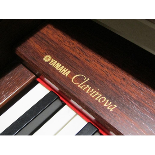 826 - YAMAHA CLAVINOVA ELECTRIC ORGAN AND STOOL