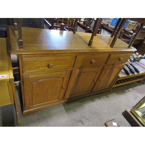 838 - MODERN OAK SIDEBOARD