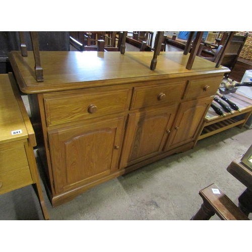 838 - MODERN OAK SIDEBOARD