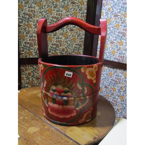 848 - PAINTED WELL BUCKET