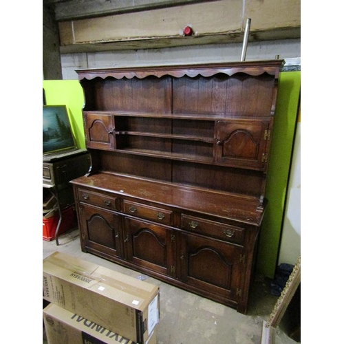 914 - REPRO OAK DRESSER