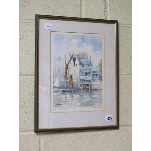 1235 - CHARLES PATRICKSON - THE PROSPECT OF WHITBY, LIMITED EDITION PRINT, F/G, SIGNED IN PENCIL, 32CM X 24... 