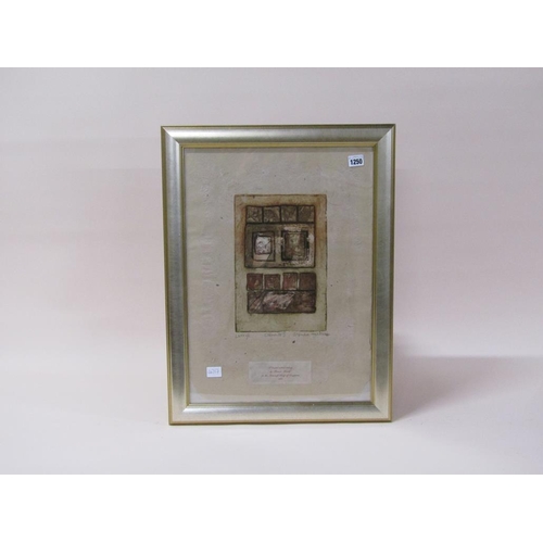 1250 - LIMITED EDITION ETCHING BY BRENDA HARTILL FOR INTERCRAFT GROUP OF COMPANIES 1988, F/G, 42CM X 28CM