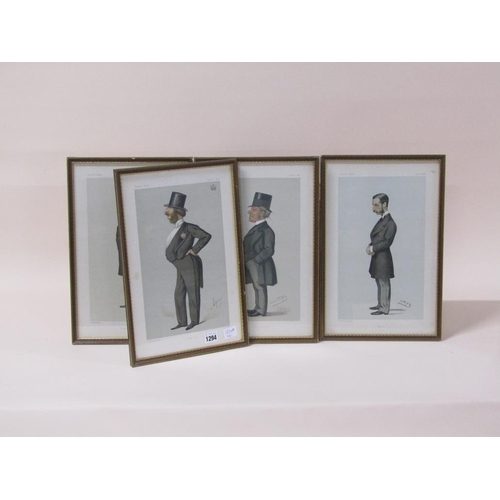 1294 - COLLECTION OF FOUR SPY VANITY FAIR PRINTS - VARIOUS SUBJECTS, EACH F/G, 38CM X 24CM