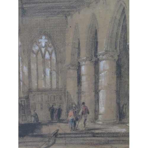 1304 - THREE F/G WATERCOLOURS - ONE BY WILLIAM PERCER, THE TEMPLE OF JUPITER, ROME, 13CM X 8.5CM & TWO OTHE... 