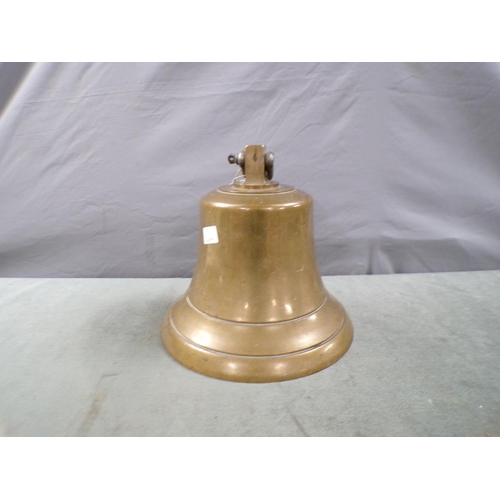 1344 - METAL BELL, 30CM MOUTH