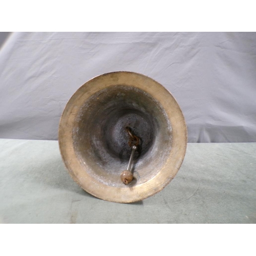 1344 - METAL BELL, 30CM MOUTH