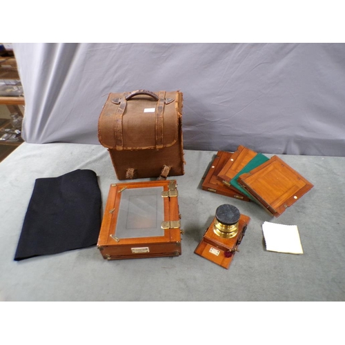 1350 - PLATE CAMERA AND CASE