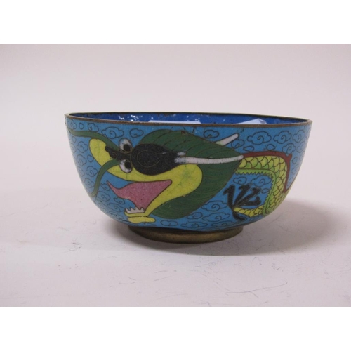 1547 - ORIENTAL CLOISONNE BOWL