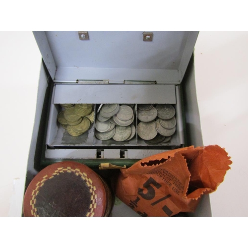 1646 - BOX OF MIXED COINAGE