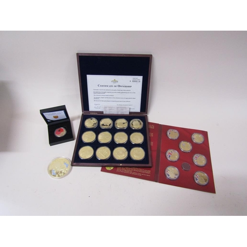 1651 - BOX OF MIXED COMMEMROATIVE COINAGE TO INCL QUEEN ELIZABETH II