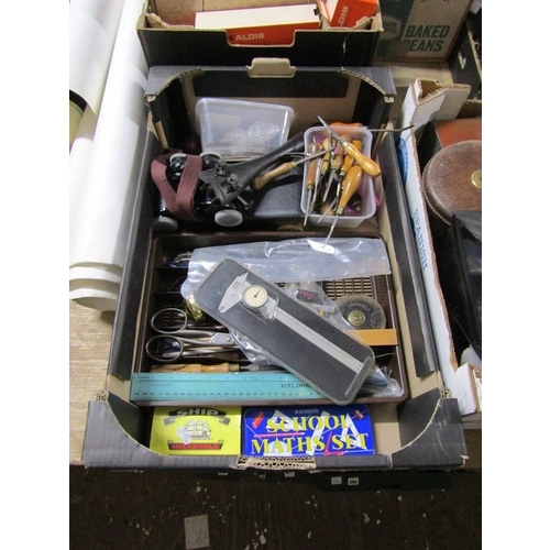 323 - BOX OF MIXED TOOLS