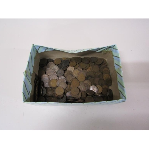 1648 - BOX OF COPPER COINAGE - MOSTLY PENNIES