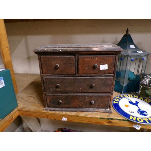 103 - MINIATURE FOUR DRAWER CHEST
