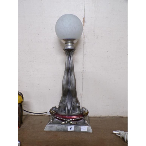 27 - ART DECO STYLE FIGURATIVE LAMP
