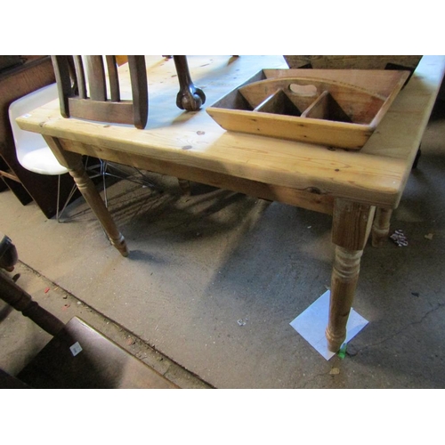 553 - PINE DINING TABLE