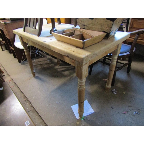 553 - PINE DINING TABLE