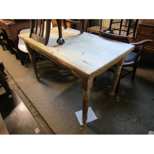 553 - PINE DINING TABLE